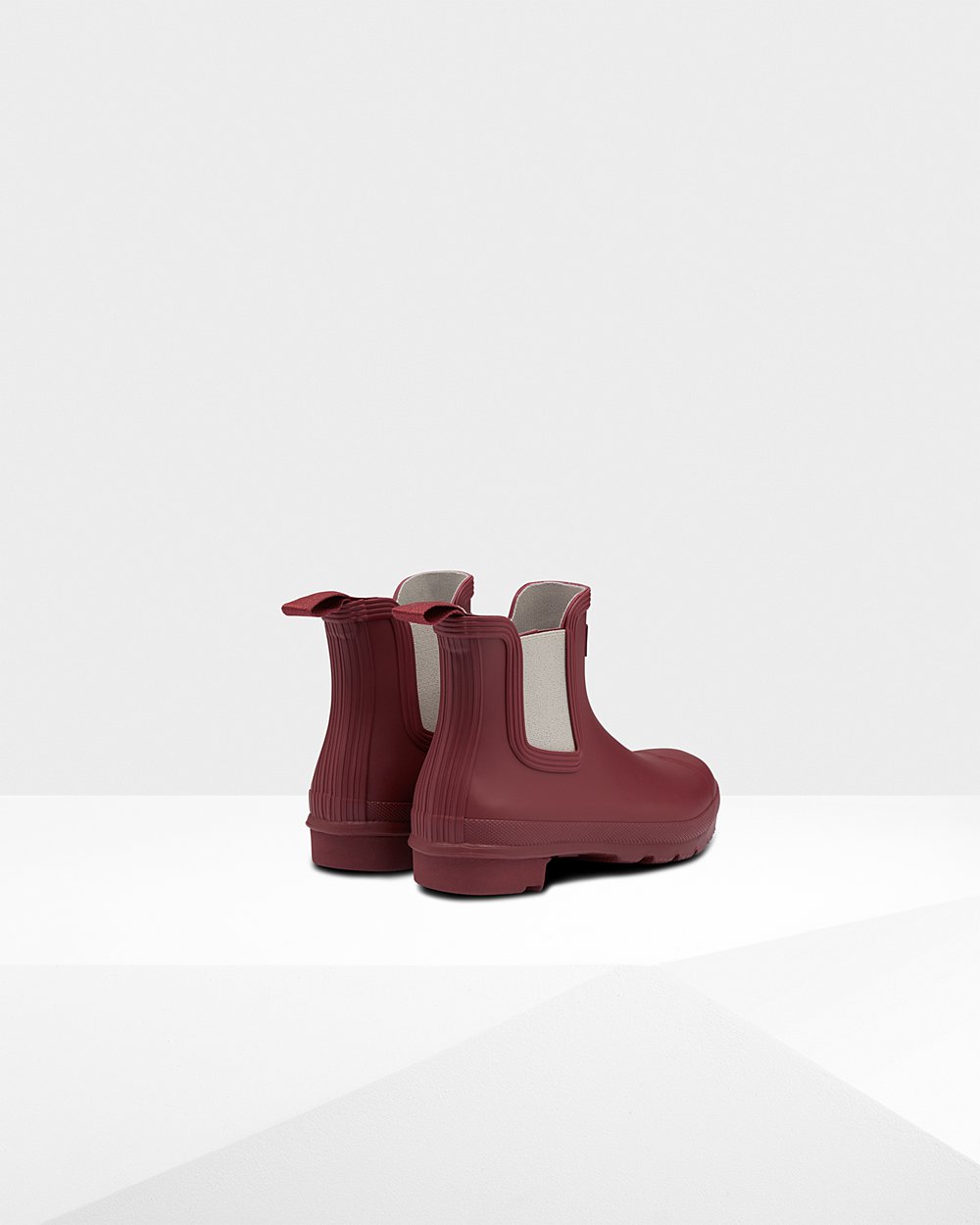 Women Hunter Original | Chelsea Boots Grey Red/Turquoise Light Grey | NZ-90467-LPAM